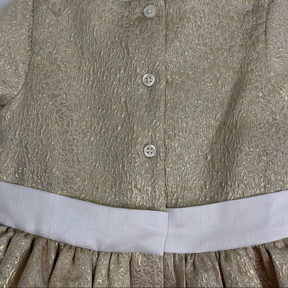 Gymboree Gold Party Dress Size 4 - Picture 4 of 5